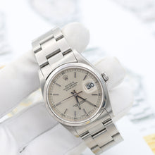Charger l&#39;image dans la galerie, Rolex Datejust ref. 16200 Silver Dial Oyster Bracelet
