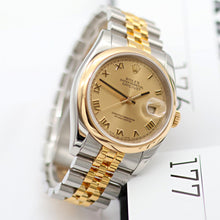Load image into Gallery viewer, Rolex Datejust ref. 116203 Champagne Roman Dial Jubilee - Full Set
