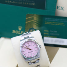 Załaduj obraz do przeglądarki galerii, Rolex Oyster Perpetual ref. 124200 - 34mm Pink Dial - Full set
