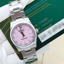 Załaduj obraz do przeglądarki galerii, Rolex Oyster Perpetual ref. 124200 - 34mm Pink Dial - Full set
