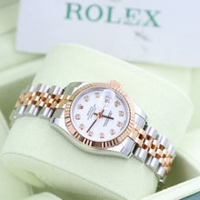 Charger l&#39;image dans la galerie, Rolex Lady Datejust ref. 179171 White Diamonds - Full set
