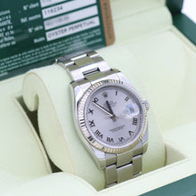 Load image into Gallery viewer, Rolex Datejust ref. 116234 Silver Roman Dial - Oyster Bracelet - Full Set
