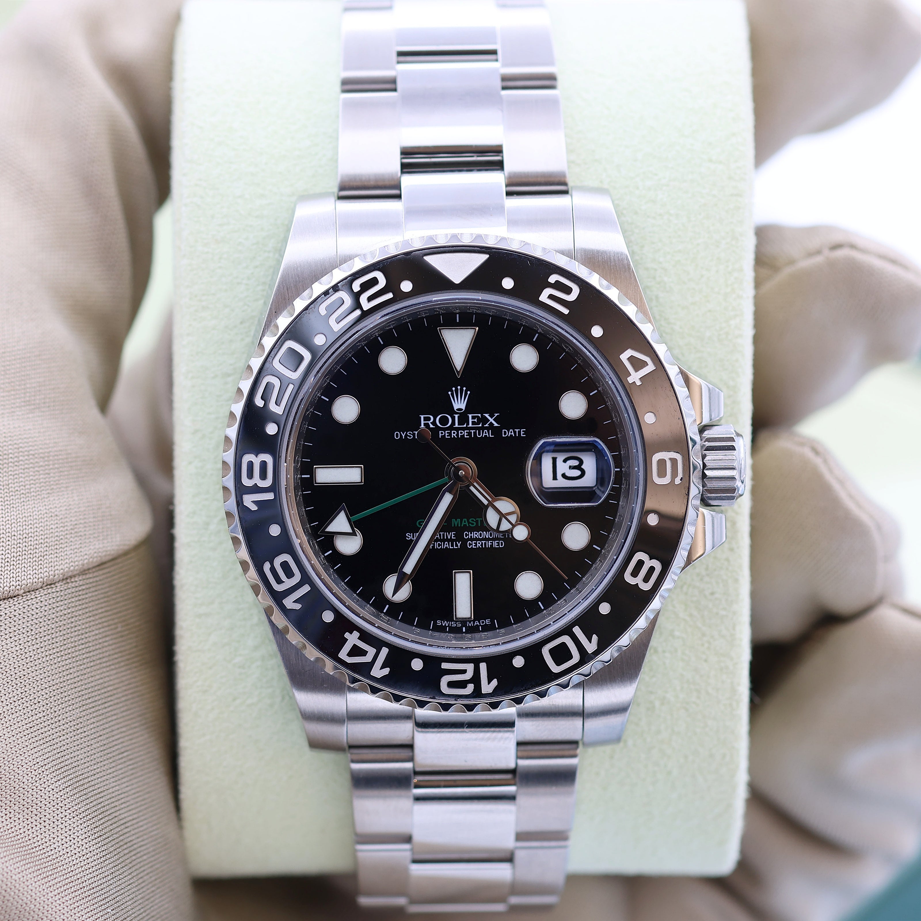 Rolex GMT Master II Ref. 116710LN - Voller Satz