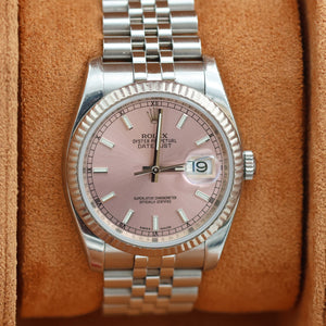 Rolex Datejust ref. 116234 Pink Dial - Jubilee