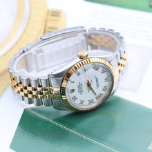 Load image into Gallery viewer, Rolex Datejust ref. 16013 -Steel/Gold - White Roman Dial
