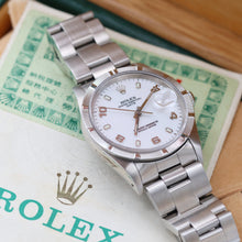 Load image into Gallery viewer, Rolex Date ref. 15210 White Arabic Dial Oyster Bracelet - Full Set
