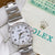Rolex Date ref. 15210 White Arabic Dial Oyster Bracelet - Full Set