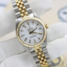 Bild in Galerie-Viewer laden, Rolex Datejust 31 ref. 6827 White Roman Dial - Jubilee bracelet
