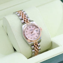 Cargar imagen en el visor de la galería, Rolex Lady Datejust ref. 179171 Sundust Diamonds - Full set
