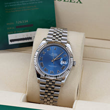 Load image into Gallery viewer, Rolex Datejust ref. 126334 Blue Roman Dial Jubilee bracelet - Full Set
