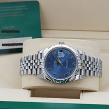 Load image into Gallery viewer, Rolex Datejust ref. 126334 Blue Roman Dial Jubilee bracelet - Full Set
