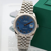 Load image into Gallery viewer, Rolex Datejust ref. 126334 Blue Roman Dial Jubilee bracelet - Full Set
