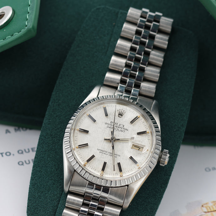Rolex Datejust ref. 16030 - Jubilee Bracelet - Linen Dial