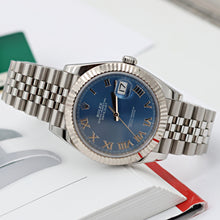 Load image into Gallery viewer, Rolex Datejust ref. 126334 Blue Roman Dial Jubilee bracelet - Full Set
