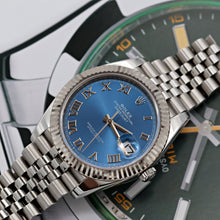 Load image into Gallery viewer, Rolex Datejust ref. 126334 Blue Roman Dial Jubilee bracelet - Full Set
