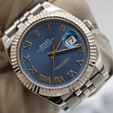 Load image into Gallery viewer, Rolex Datejust ref. 126334 Blue Roman Dial Jubilee bracelet - Full Set
