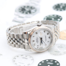 Load image into Gallery viewer, Rolex Datejust ref. 116234 White Arabic Dial - Jubilee - Full Set
