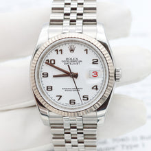 Load image into Gallery viewer, Rolex Datejust ref. 116234 White Arabic Dial - Jubilee - Full Set
