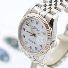 Load image into Gallery viewer, Rolex Datejust ref. 116234 White Arabic Dial - Jubilee - Full Set
