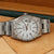 Rolex Date ref. 15210 White Roman Dial Oyster Bracelet - Full Set