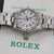 Rolex Date ref. 15210 White Roman Dial Oyster Bracelet - Full Set