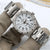 Rolex Date ref. 15210 White Roman Dial Oyster Bracelet - Full Set