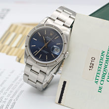 Load image into Gallery viewer, Rolex Oyster Perpetual Date ref. 15210 - Blue Dial - Full Set

