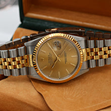 Load image into Gallery viewer, Rolex Datejust 36 ref. 16233 Champagne dial - Jubilee Bracelet - Full Set
