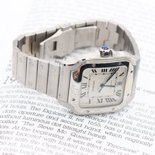 Cargar imagen en el visor de la galería, Cartier Santos Automatic Large Ref. WSSA0018
