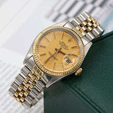 Load image into Gallery viewer, Rolex Datejust ref. 16013 Champagne Linen Dial - Jubilee Bracelet

