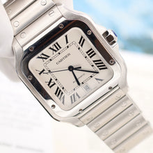 Cargar imagen en el visor de la galería, Cartier Santos Automatic Large Ref. WSSA0018
