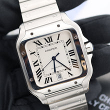 Cargar imagen en el visor de la galería, Cartier Santos Automatic Large Ref. WSSA0018
