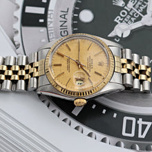 Load image into Gallery viewer, Rolex Datejust ref. 16013 Champagne Linen Dial - Jubilee Bracelet

