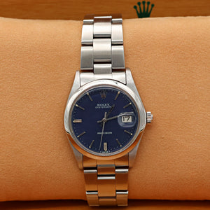 Rolex Oyster Precision Date ref. 6694 Blue Dial (III)- Oyster Bracelet