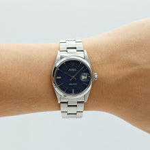 Załaduj obraz do przeglądarki galerii, Rolex Oyster Precision Date ref. 6694 Blue Dial (III)- Oyster Bracelet
