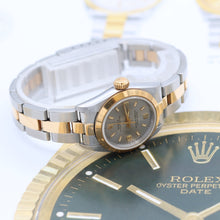 Załaduj obraz do przeglądarki galerii, Rolex Oyster Perpetual Lady ref. 67183 - Grey 3-6-9 Dial - Oyster bracelet - Full Set
