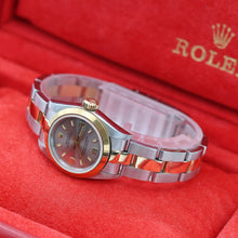 Załaduj obraz do przeglądarki galerii, Rolex Oyster Perpetual Lady ref. 67183 - Grey 3-6-9 Dial - Oyster bracelet - Full Set
