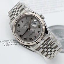 Carica l'immagine nel visualizzatore di Gallery, Rolex Datejust ref. 116234 Silver Roman Dial - Jubilee Bracelet
