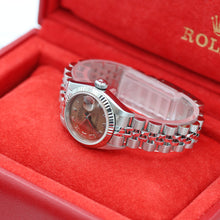 Load image into Gallery viewer, Rolex Lady-Datejust ref. 69174 - Salmon Roman Dial Jubilee bracelet - Full Set
