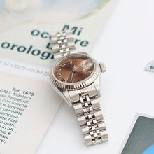 Load image into Gallery viewer, Rolex Lady-Datejust ref. 69174 - Salmon Roman Dial Jubilee bracelet - Full Set
