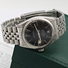 Załaduj obraz do przeglądarki galerii, Rolex Datejust ref. 1603 - Steel Bezel - Black dial - Jubilee Bracelet

