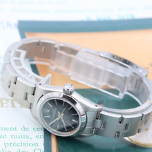 Załaduj obraz do przeglądarki galerii, Rolex Oyster Perpetual ref. 67180 - Black Matte Dial - Oyster Bracelet
