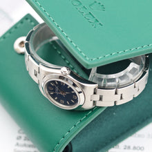 Bild in Galerie-Viewer laden, Rolex Auster Perpetual Ref. 67180 - Blau 3-6-9 Zifferblatt - Austernarmband
