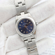 Cargar imagen en el visor de la galería, Rolex Oyster Perpetual ref. 76080 – Blue dial

