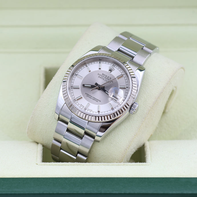 Rolex Datejust ref. 116234 Tuxedo Dial - Oyster Bracelet - Full Set