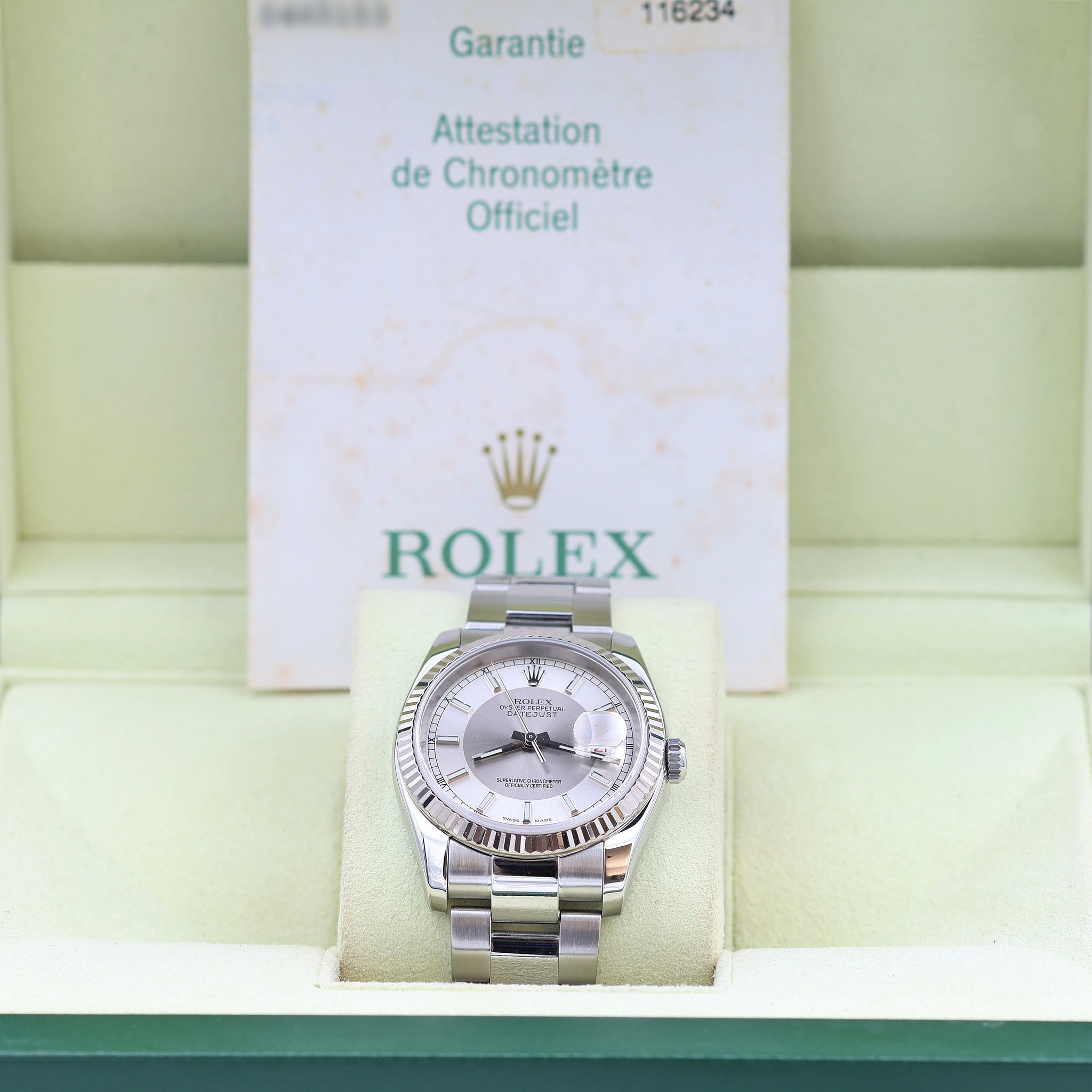 Buy Watch Rolex Datejust ref. 116234 Black Dial - Oyster Bracelet