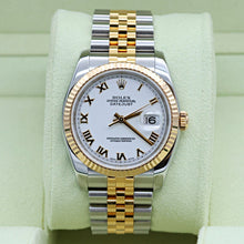 Indlæs billede til gallerivisning Rolex Datejust ref. 116233 White Roman Dial - Jubilee Bracelet - Full Set
