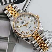 Indlæs billede til gallerivisning Rolex Datejust ref. 116233 White Roman Dial - Jubilee Bracelet - Full Set
