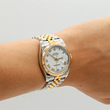 Indlæs billede til gallerivisning Rolex Datejust ref. 116233 White Roman Dial - Jubilee Bracelet - Full Set
