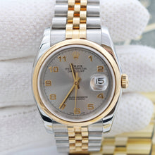 Charger l&#39;image dans la galerie, Rolex Datejust ref. 116203 Grey Arabic Dial Jubilee Bracelet
